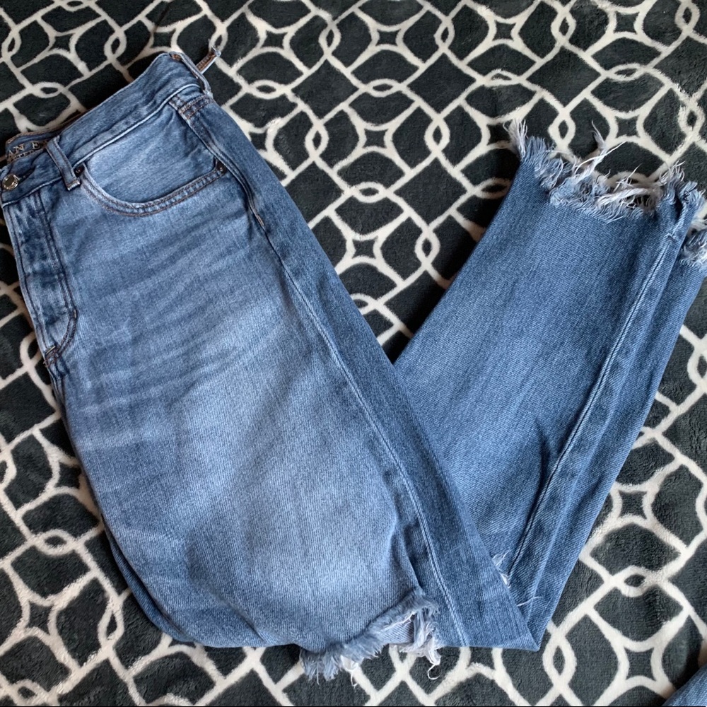 American Eagle high rise girlfriend jeans